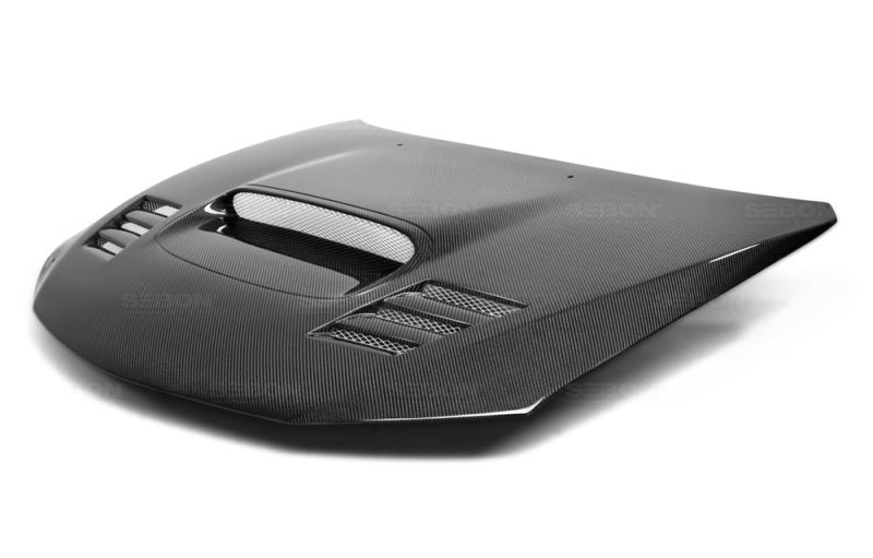 Seibon CWII-style Carbon Fiber Hood for 08-09 Subaru WRX/STI - view 2