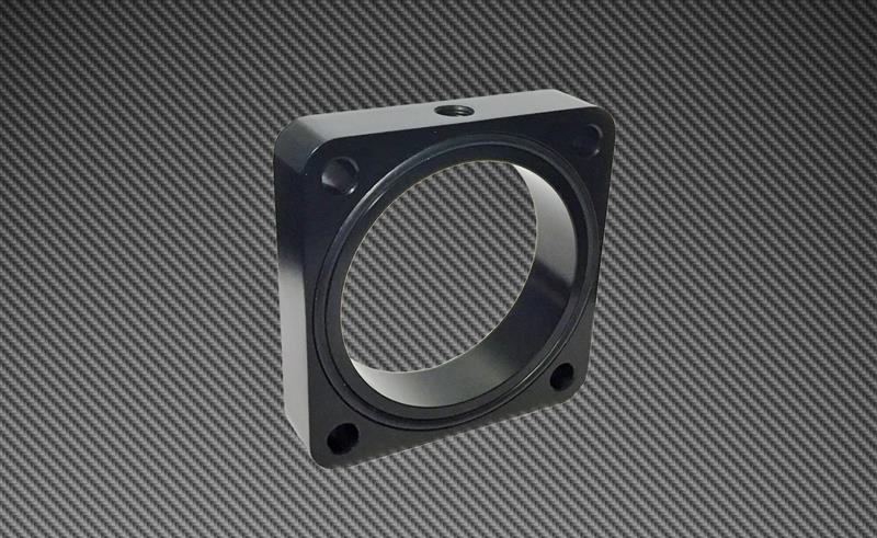 Torque Solution Throttle Body Spacer + BRZ Scion FR-S - Black - view 2