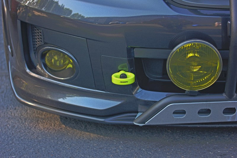 Perrin Performance PERRIN Tow Hook Kit - Neon Yellow for 08-14 Subaru WRX/STI/Impreza - view 6