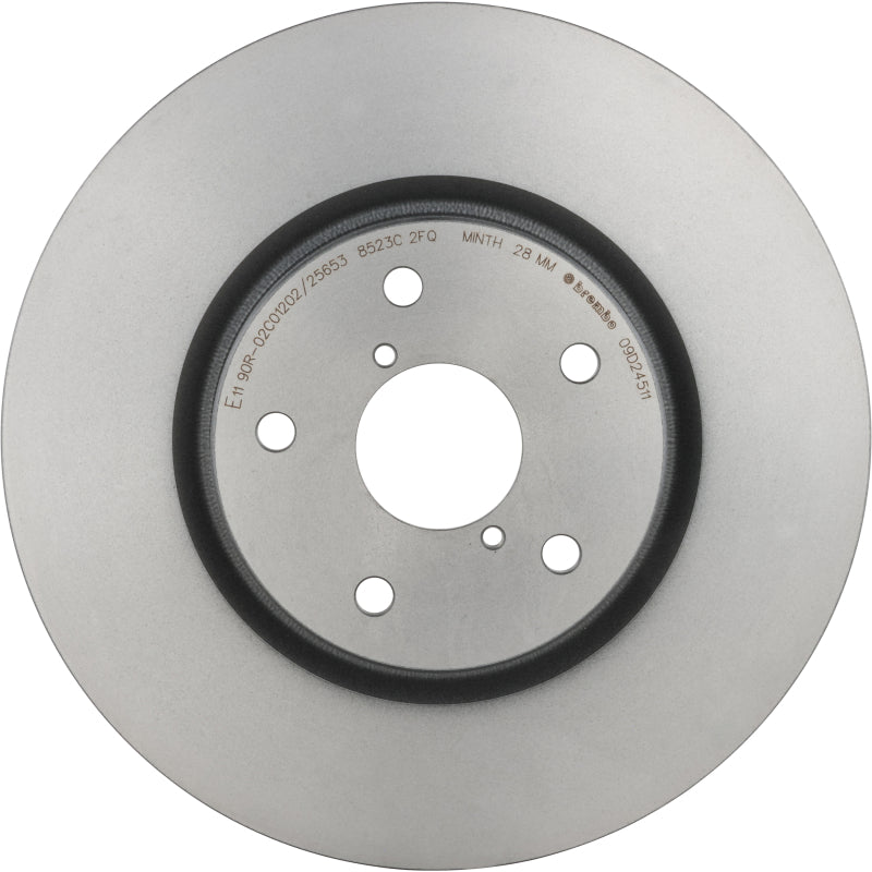 Brembo OE Brembo Outback Front Premium UV Coated OE Equivalent Rotor for 2015 Subaru WRX