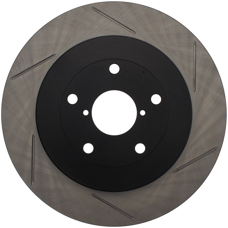 Stoptech Power Slot Rear Right Slotted Rotor for 05-07 Subaru STI