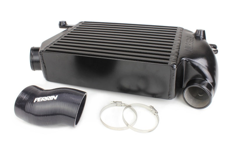 Perrin Performance PERRIN Top Mount Intercooler - Black for 15-21 Subaru WRX/Forester XT - view 2