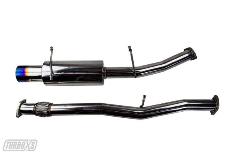 Turbo XS Catback Exhaust Blued Tips for 02-07 Subaru WRX/STI - view 3