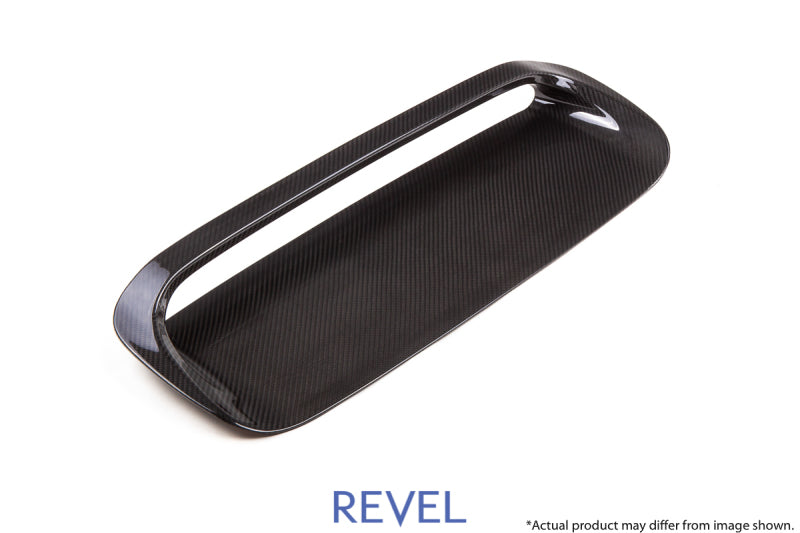 Revel GT Dry Carbon Engine Air Scoop Cover - 1 Piece for 15-18 Subaru WRX/STI