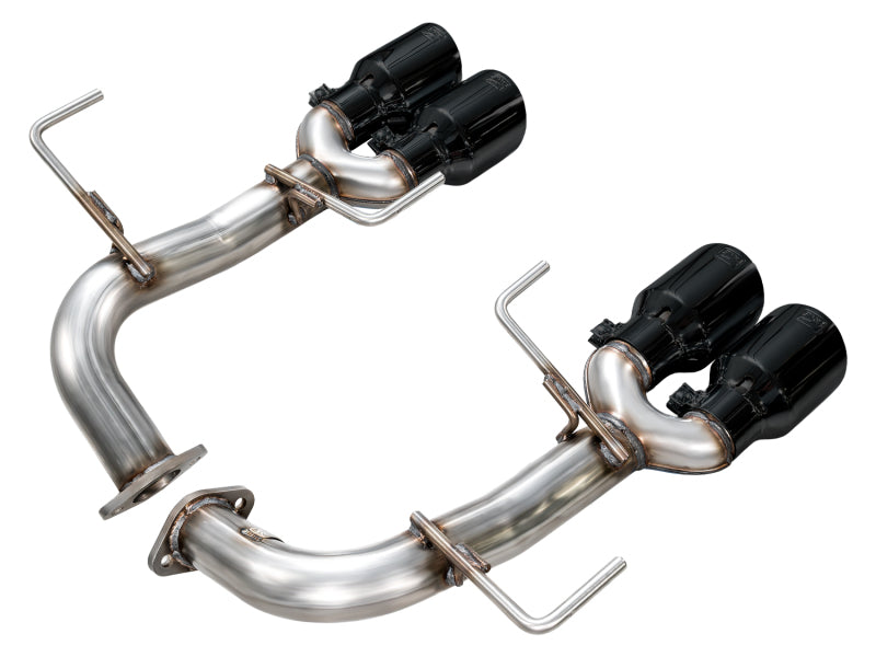 AWE Tuning VB Track Edition Axle-Back Exhaust - Diamond Black Tips for 22-25 Subaru WRX - view 5