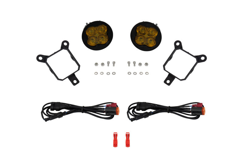 Diode Dynamics + SS3 LED Sport Type Y Fog Light Kit - Yellow SAE