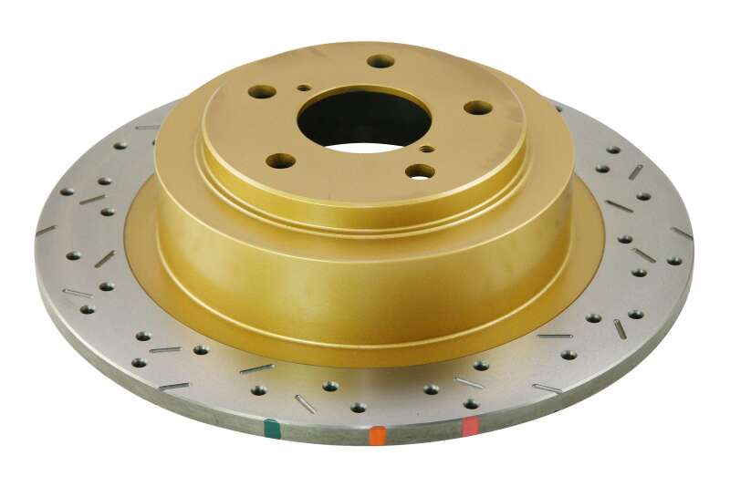 DBA Outback H6 Rear Drilled Slotted 4000 Series Rotor
