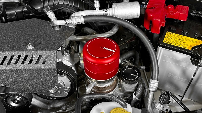 Perrin Performance PERRIN BRZ FR-S 86 GR86 Oil Filter Cover - Red for 15-26 Subaru WRX - view 4