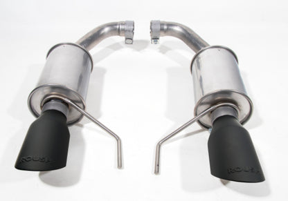 Roush 2015 Mustang V6 / EcoBoost Black Tip Axle Back Exhaust
