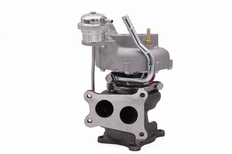 Forced Performance Blue Turbocharger 58mm CH10CM Turbine Hsg External WG with Oil Line for Subaru WRX/STI