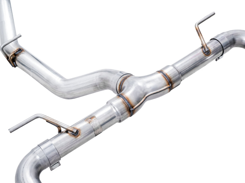 AWE Tuning BRZ Toyota GR86 Toyota 86 Track Edition Cat-Back Exhaust- Chrome Silver Tips - view 6