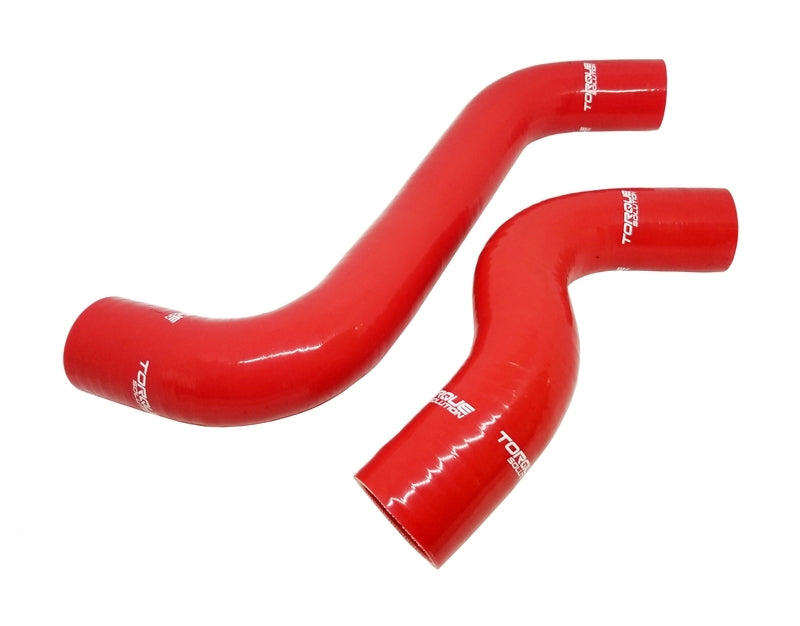 Torque Solution + + Silicone Radiator Hose Kit - Red for 2015 Subaru WRX/Forester XT