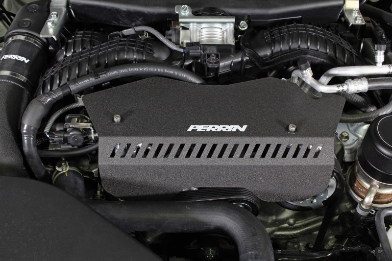 Perrin Performance PERRIN Pulley Cover - Black for 22-26 Subaru WRX - view 4
