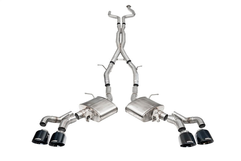 Corsa 2022-2024 Cadillac CT5-V Blackwing 3in. Cat-Back w/ Act. Exh. Dbl. X-Pipe Twin 4.5in. Tips