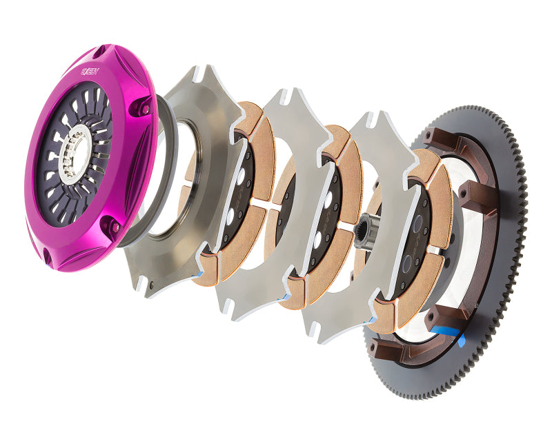 Exedy Hyper Triple Cerametallic Clutch Rigid Disc Pull Type for 2004-2014 Subaru WRX/STI/Impreza - view 2