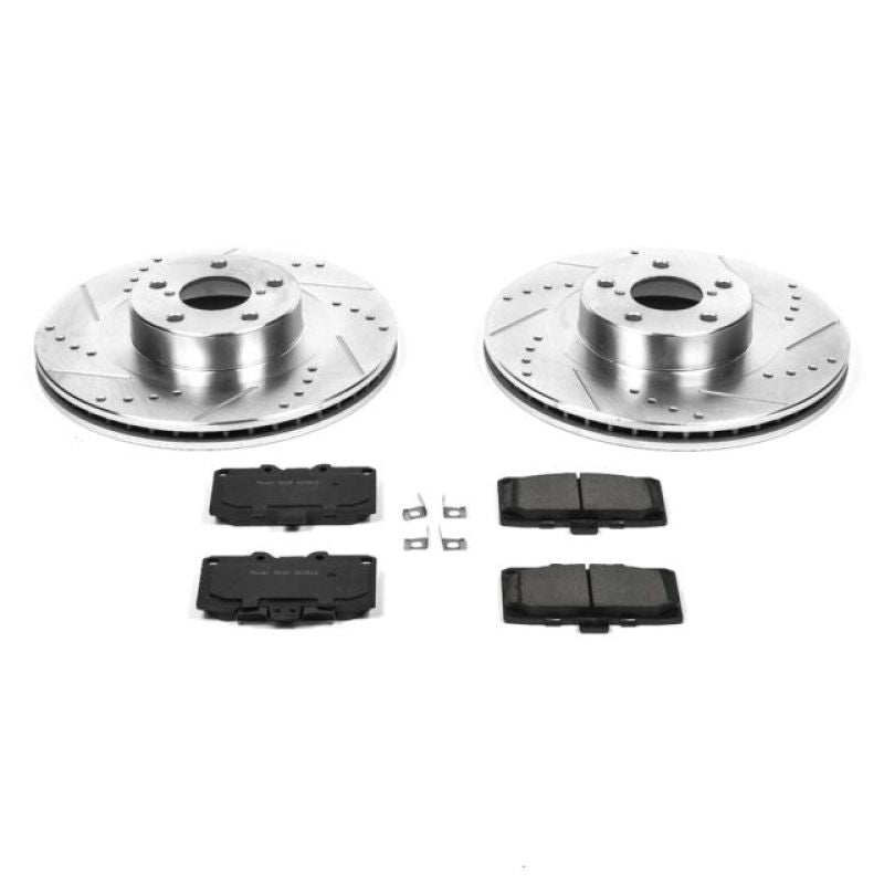 PowerStop Power Stop Front Z23 Evolution Sport Brake Kit for 06-07 Subaru Impreza