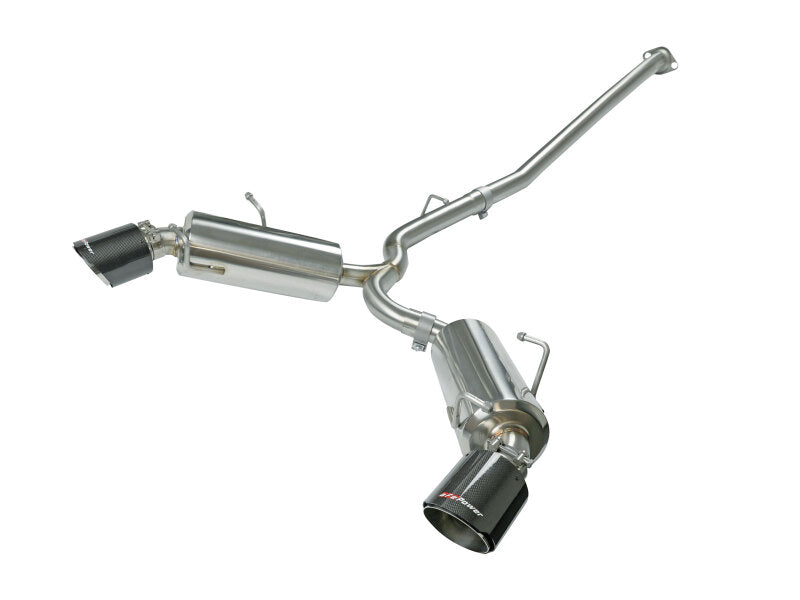aFe Takeda Exhaust Axle-Back Scion FRS BRZ 304SS Carbon Fiber Dual Tips Exhaust