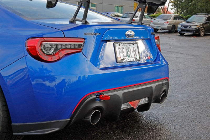 Perrin Performance PERRIN BRZ Scion FRS Toyota 86 GR86 Tow Hook Kit - Red - view 2