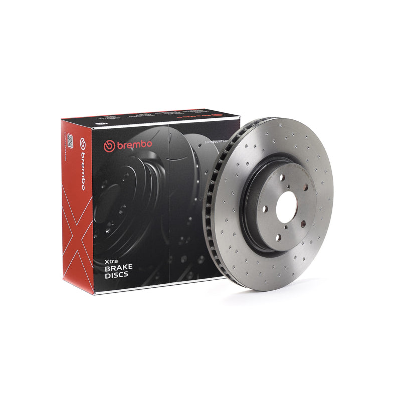 Brembo OE Brembo Outback XTRA Drilled Front Rotor for 2015 Subaru WRX - view 6