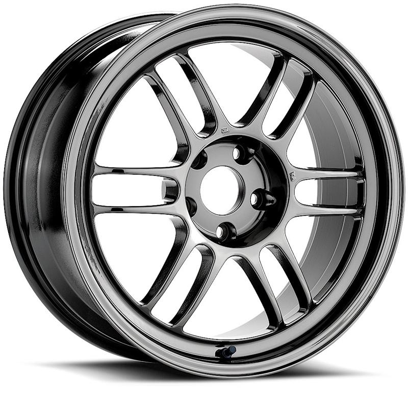 Enkei RPF1 18x8 5x100 45mm Offset 56mm Bore Silver Wheel 04 for 02-10 Subaru WRX/STI - view 3