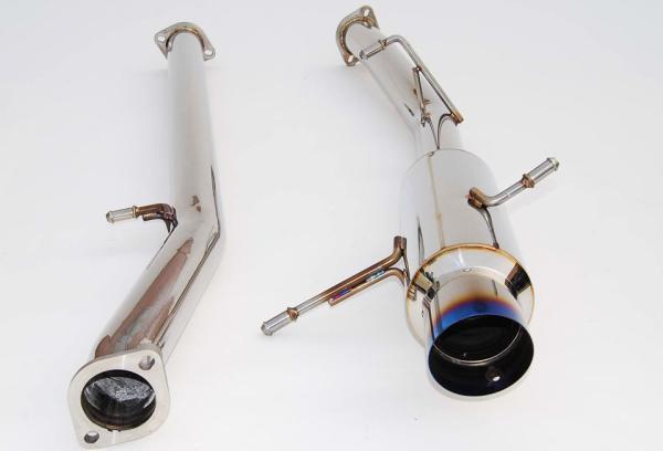 Invidia 76mm N1 RACING Titanium Tip Cat-back Exhaust for 02-07 Subaru WRX/STI