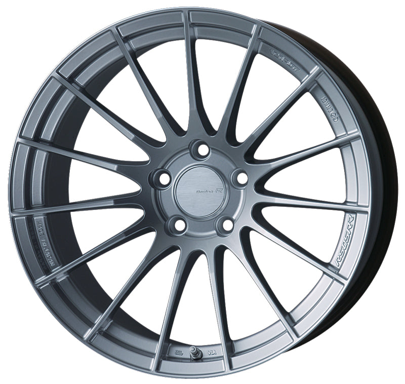 Enkei RS05-RR 18x9.5 43mm ET 5x100 75.0 Bore Sparkle Silver Wheel FR-S BRZ