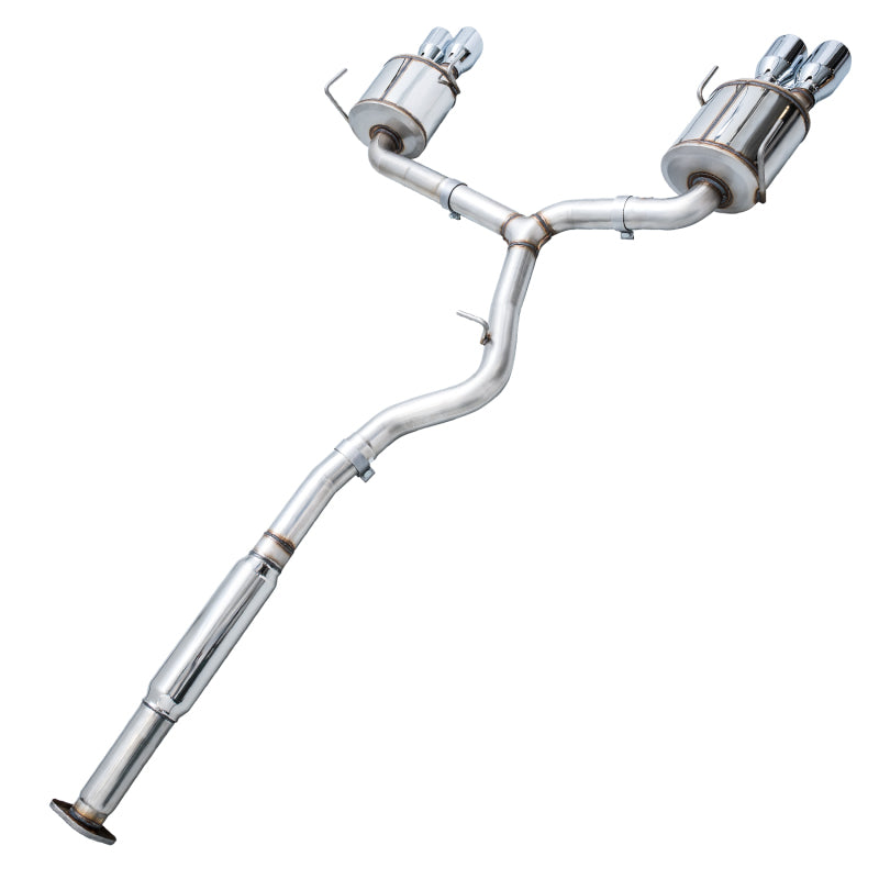AWE Tuning VA GV GV Sedan Touring Edition Exhaust - Chrome Silver Tip for Subaru WRX/STI - view 4