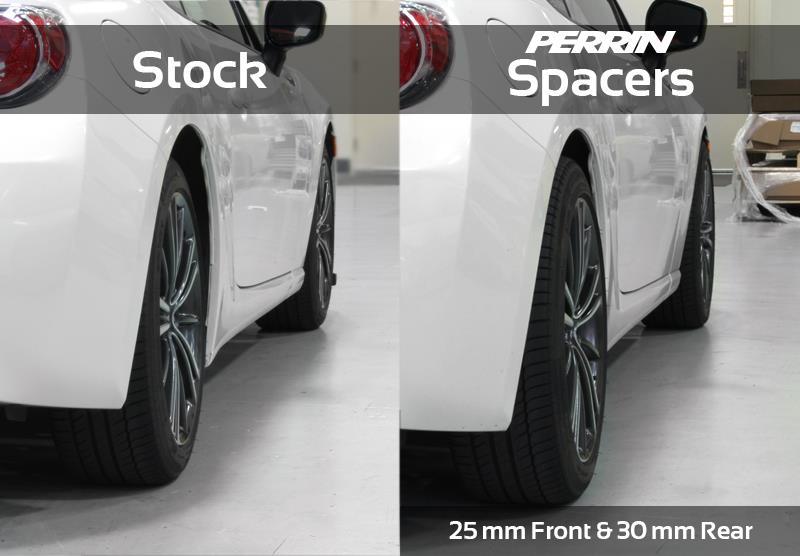 Perrin Performance PERRIN BRZ Toyota GR86 25mm Wheel Spacers 5x100 56mm CB - Pair for 02-14 Subaru WRX/STI - view 9