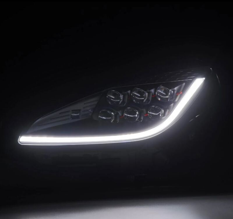 AlphaRex Toyota GR86 BRZ NOVA Series LED Projector Headlights - Black - view 4