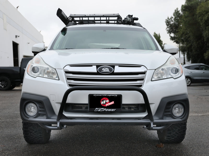 aFe POWER Outback H6 Terra Guard Bumper Front - Black - view 4