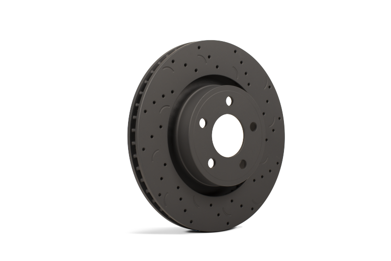 Hawk Performance Hawk Talon Drilled and Slotted Rear Brake Rotor Set for 2005 Subaru WRX/STI/Impreza