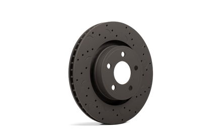 Hawk Talon 1994 Ford Bronco Drilled and Slotted Front Brake Rotor Set