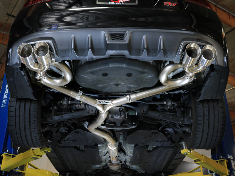 aFe Takeda 3in to 2-1 2in Stnlss Cat-Back Exhaust with Polished Tip for 15-21 Subaru WRX/STI - view 7