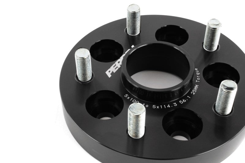 Perrin Performance PERRIN Toyota Scion 25mm Wheel Adapter 5x100 to 5x114.3 with 56mm Hub - Pair - view 7