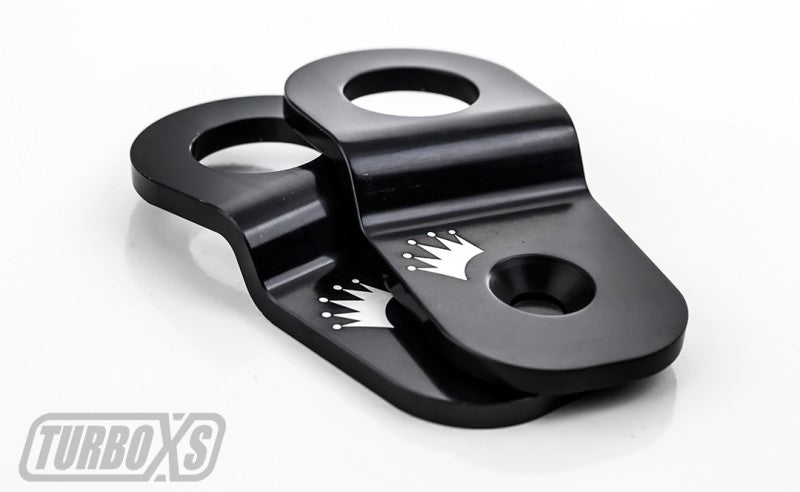 Turbo XS Billet Aluminum Radiator Stay - Black for 15-16 Subaru WRX/STI