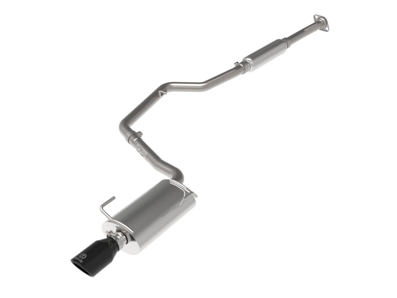 aFe POWER Takeda 2.5in 304SS CB Exhaust with Black Tips for 12-16 Subaru Impreza