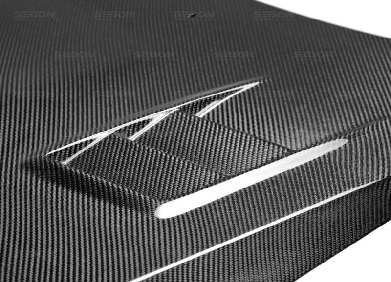 Seibon CW-style Carbon Fiber Hood for 08-09 Subaru WRX/STI - view 4