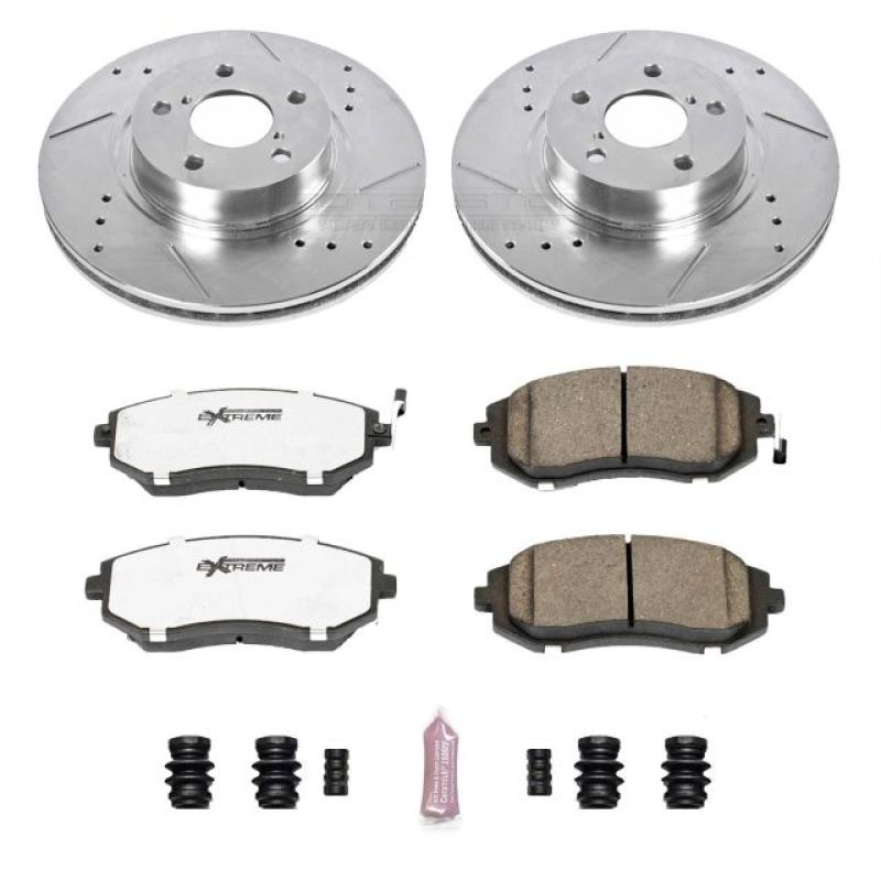 PowerStop Power Stop Saab 9-2X Front Z26 Street Warrior Brake Kit