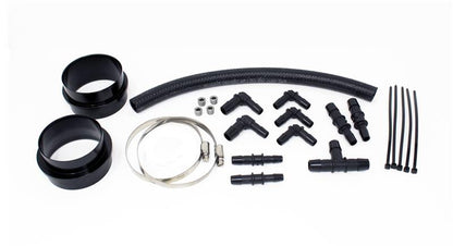 Torque Solution Turbo Inlet Hose Black (Non-Recirc): 02-07 Subaru WRX / 04-20 STI / 05-09 Legacy GT