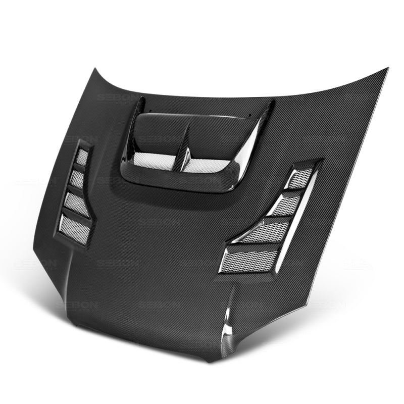 Seibon CW Carbon Fiber Hood for 04-05 Subaru WRX/STI - view 6