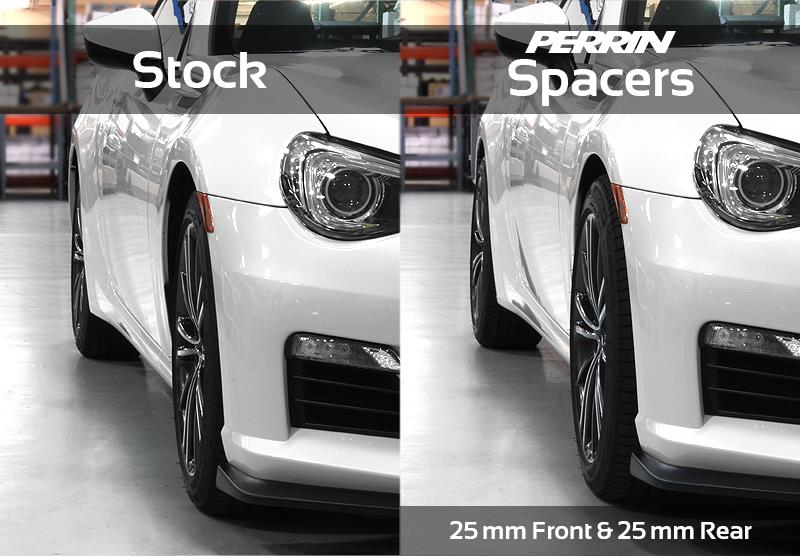 Perrin Performance PERRIN BRZ Toyota GR86 25mm Wheel Spacers 5x100 56mm CB - Pair for 02-14 Subaru WRX/STI - view 6