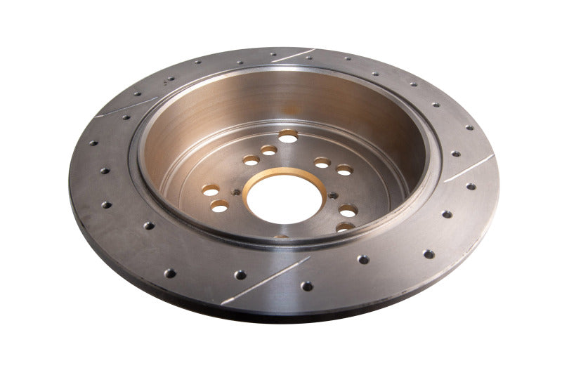 DBA 12+ Scion BRZ FR-S 10 Lug Slot Rear Drilled Slotted Street Series Rotors - view 2