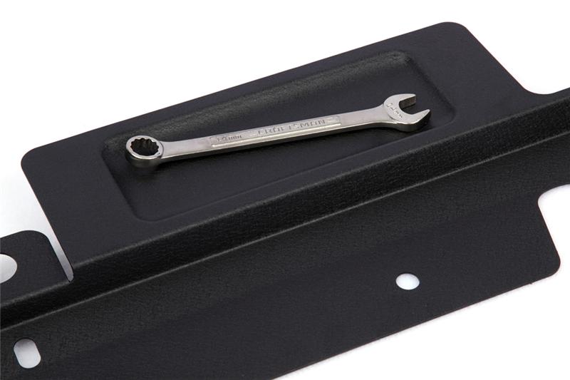 GrimmSpeed Outback Radiator Shroud with Tool Tray - Textured Black - view 3
