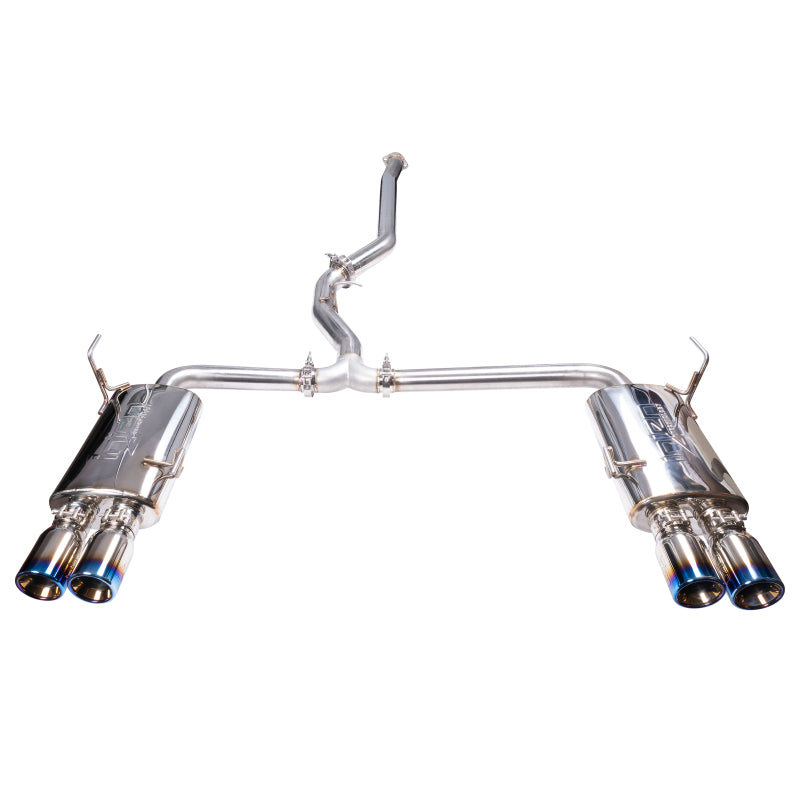 Injen Cat Back Exhaust with Quad Titanium Tips for 15-20 Subaru STI - view 6