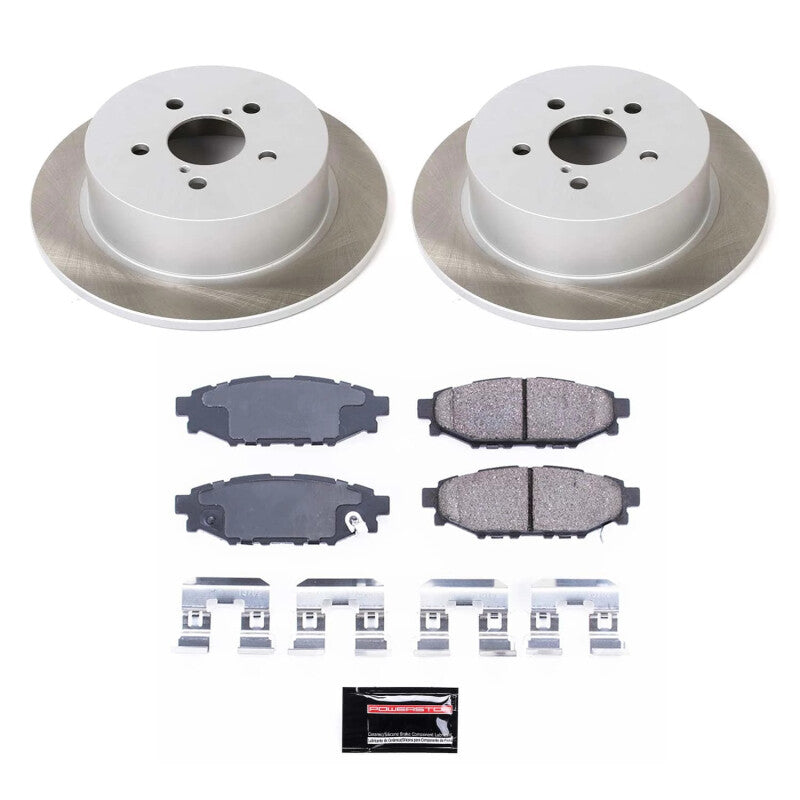 PowerStop Power Stop Outback Rear Semi-Coated Rotor Kit