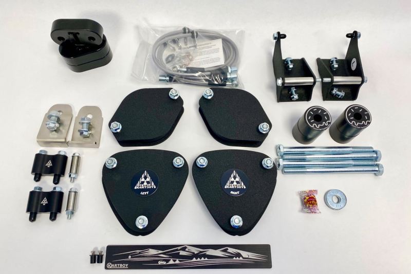 Kartboy Crosstrek 1.5in Lift Kit - Wrinkle Black Anodized