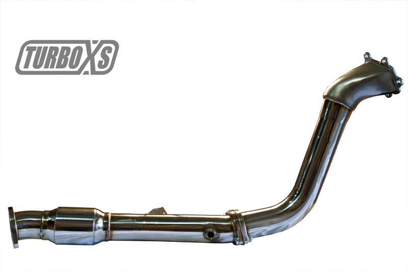 Turbo XS High Flow Catted Downpipe for 02-07 Subaru WRX/STI/Forester XT