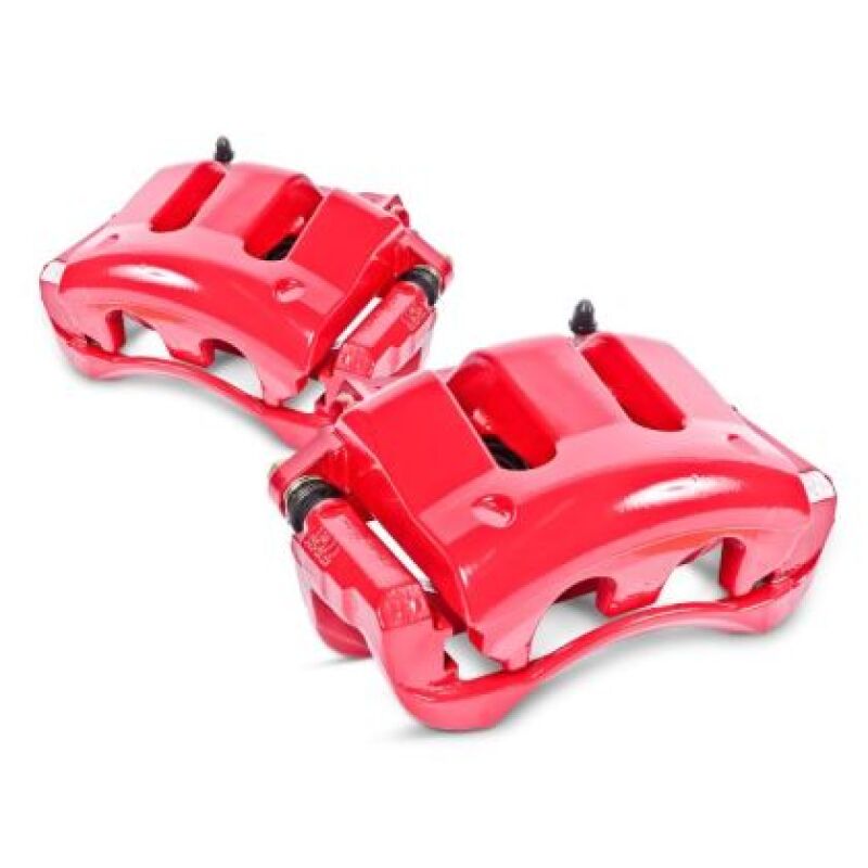 PowerStop Power Stop Tribeca Rear Red Caliper with Bracket - Pair