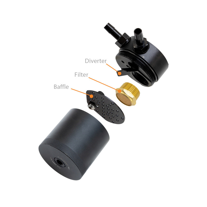 Mishimoto + Baffled Oil Catch Can Kit - Black for 2015 Subaru WRX - view 3