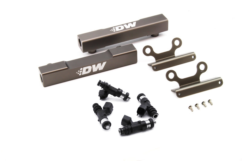 DeatschWerks 02+ 07+ Top Feed Fuel Rail Upgrade Kit with 750cc Injectors for Subaru WRX/STI/LGT